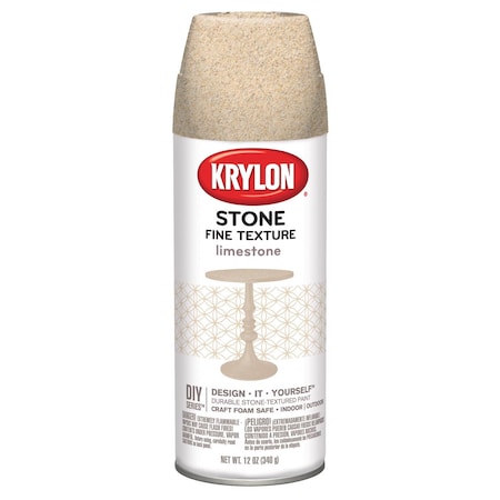 Krylon Fine Stone Texture Limestone Spray Paint 12 oz K03703000